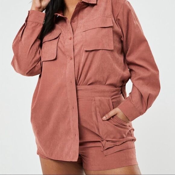 MISSGUIDED *NWT* Twill Utility Shorts - Picture 1 of 12